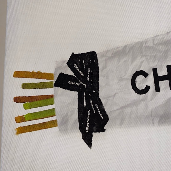 CHANEL Pink Floral Bouquet Canvas - Picture 3 of 6